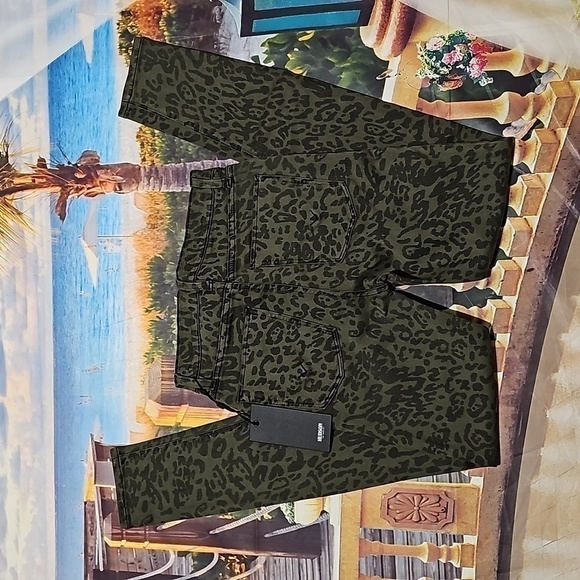 Hudson High Rise‎ Leopard Print Skinny Jeans 24 NWT - Picture 5 of 6